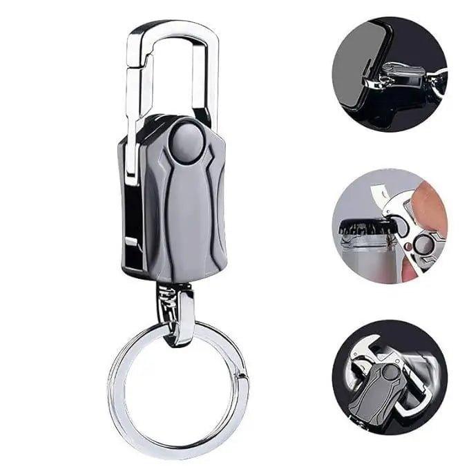 4 in 1 Keychain Spinner Multi-Function Tool Waist Double Ring Keychain Gift - Fylor4 in 1 Keychain Spinner Multi-Function Tool Waist Double Ring Keychain GiftElectric Grooming Sets & Kits
