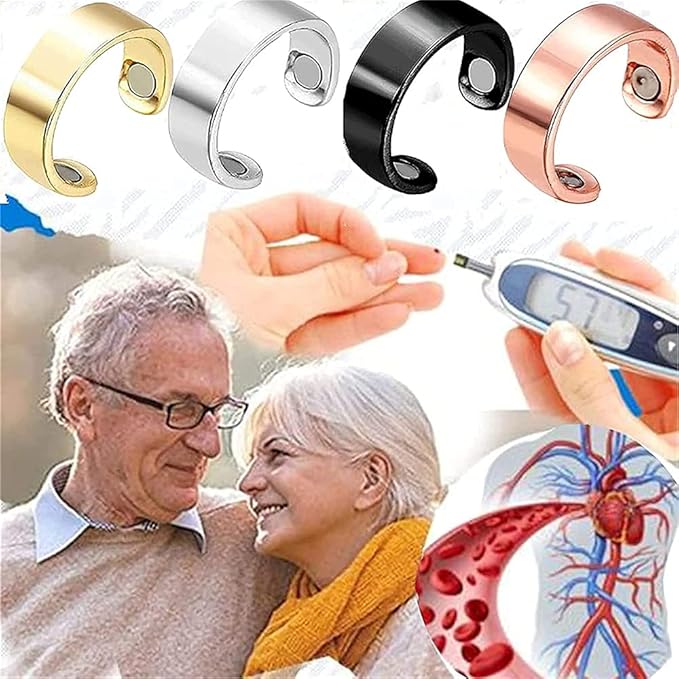 Blood Sugar Control Ring, Magnetic Therapy Ring, Copper Magnet Rings Opening Adjustable, Magnetic Therapy Copper Energy Adjustable Ring, Therapeutic Magnetic Rings with Strong Magnets (3PCS) - FylorBlood Sugar Control Ring, Magnetic Therapy Ring, Copper Magnet Rings Opening Adjustable, Magnetic Therapy Copper Energy Adjustable Ring, Therapeutic Magnetic Rings with Strong Magnets (3PCS)Health, Fitness & Nutrition Books
