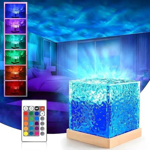Dynamic Water Ripple Projection Light, USB Portable Night Lamp for Home Decor - FylorDynamic Water Ripple Projection Light, USB Portable Night Lamp for Home DecorNight Lights