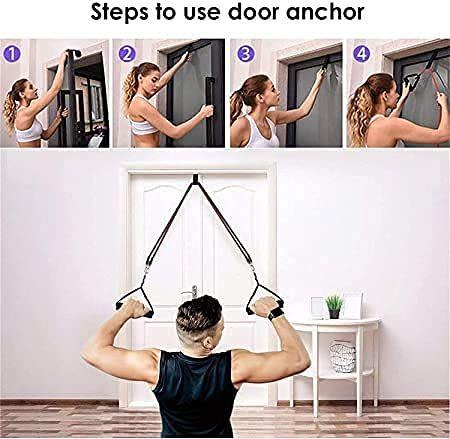 Exercise Bands Resistance Bands Set Workingout Door Fitness Gym Resistance Bands Kit for Men Women - FylorExercise Bands Resistance Bands Set Workingout Door Fitness Gym Resistance Bands Kit for Men WomenTummy Twisters