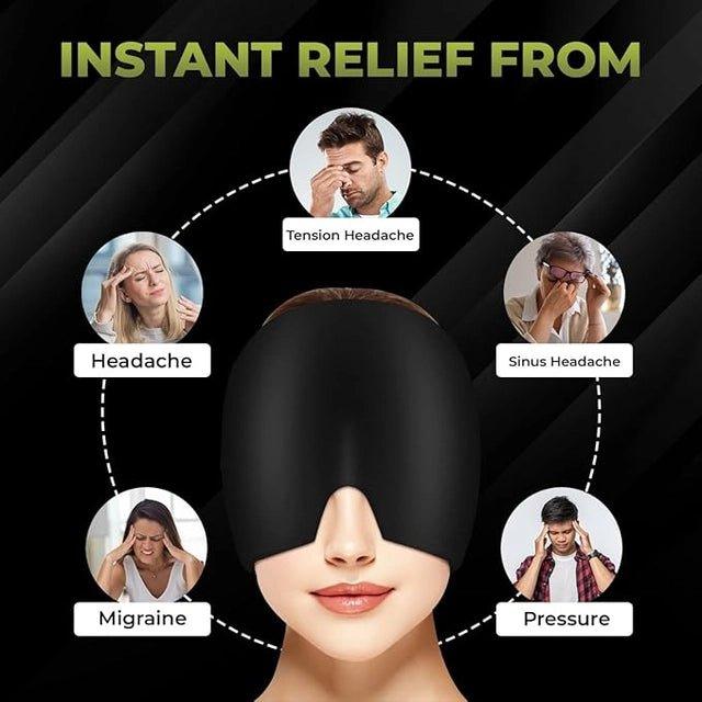 Migraine Relief Cap Headaches, Sinuses, Tension Relief Headache Relief Cap for Men & Women - FylorMigraine Relief Cap Headaches, Sinuses, Tension Relief Headache Relief Cap for Men & WomenHair Caps, Foils & Wraps