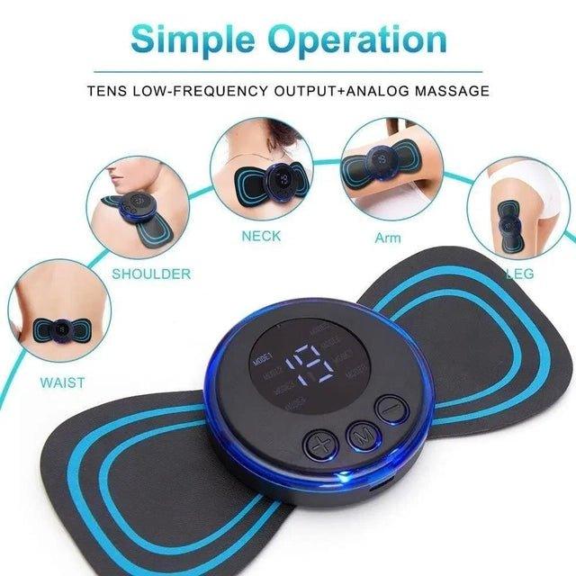 Mini Massager with 8 Modes and 19 Strength Levels,Rechargeable Electric Massager for Shoulder,Arms,Legs,Back Pain for Men and Women - FylorMini Massager with 8 Modes and 19 Strength Levels,Rechargeable Electric Massager for Shoulder,Arms,Legs,Back Pain for Men and WomenMassagers