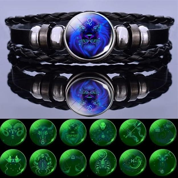Multilayer Constellation Zodiac Leather Bracelet Vintage Black Leather Bracelet - FylorMultilayer Constellation Zodiac Leather Bracelet Vintage Black Leather BraceletFootwear