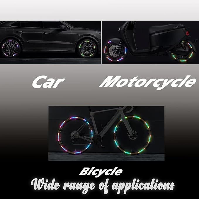 Reflective Car Wheel Decorative Stripe Stickers, Night Safety Warning Car Stickers - FylorReflective Car Wheel Decorative Stripe Stickers, Night Safety Warning Car StickersFree Wheel Toys