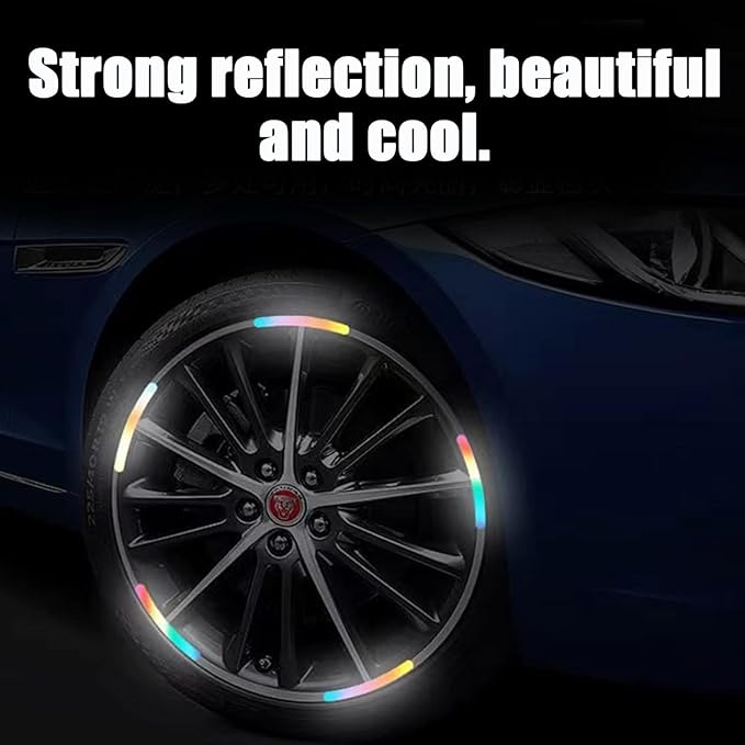 Reflective Car Wheel Decorative Stripe Stickers, Night Safety Warning Car Stickers - FylorReflective Car Wheel Decorative Stripe Stickers, Night Safety Warning Car StickersFree Wheel Toys
